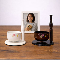 こりん マグネット式りん棒付属 台座一体型コンパクトおりん